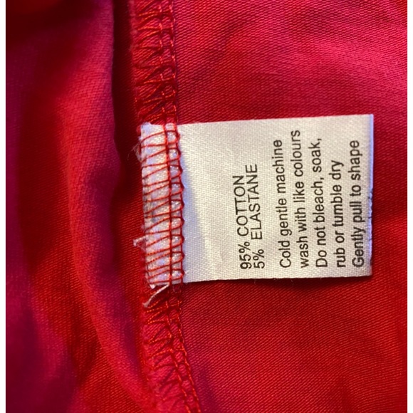 Gorgeous Red Long Sleeve Maternity Shirt - Picture 4 of 5